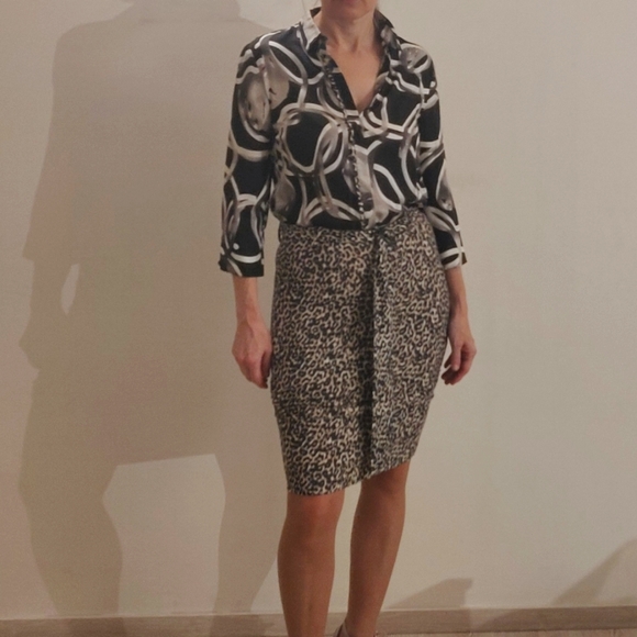 Mark Cain Silk Formal Dress - Picture 2 of 5